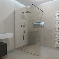 Duschwand Begehbare Dusche Duschabtrennung ZELARO Nano...