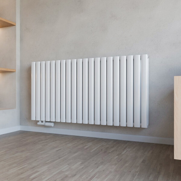 Design Flachheizkörper Paneelheizkörper TAYLOR Horizontal Weiß