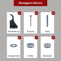 Design Flachheizkörper Paneelheizkörper TAYLOR Horizontal Schwarz