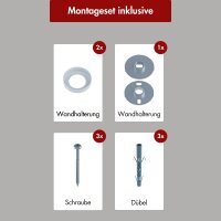 Handtuchwärmer elektrisch PLUG-AND-HEAT seitlich offen Weiß