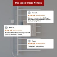 Handtuchwärmer elektrisch PLUG-AND-HEAT seitlich offen Weiß